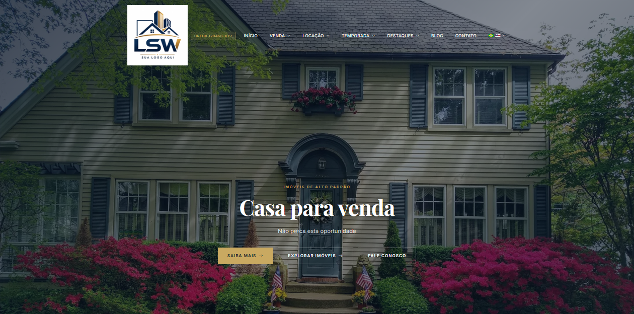Modelo Essencial — layout minimalista